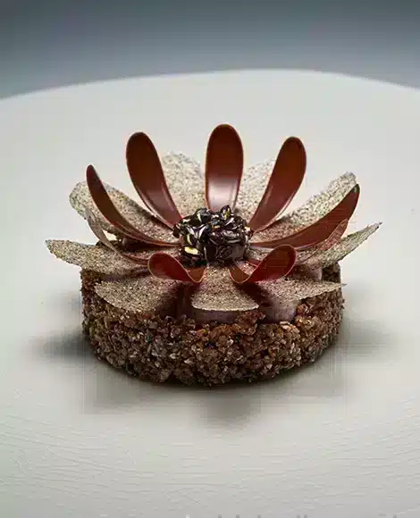 Recette dessert assiette riz noir et tadoka fumé