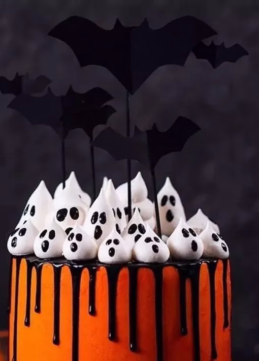 gâteau roulé d'halloween dans le meilleur pâtissier